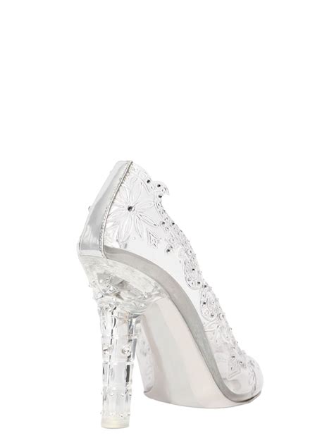 clear pumps dolce gabbana|dolce and gabbana cinderella pumps.